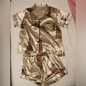 Satin pajama set